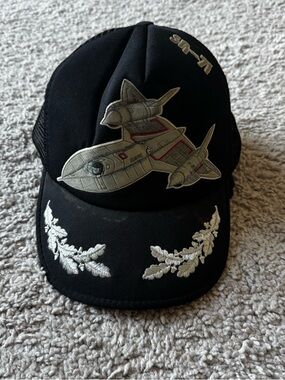 Rare Vintage Hat Snapback Aviation SR-71 Blackbird NASA Air Force Smithsonian